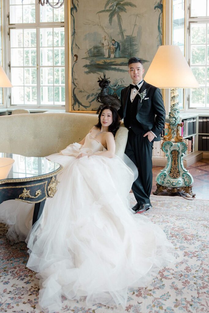 Fine art wedding photography Schloss Leopoldskron by Liliia Chuba
