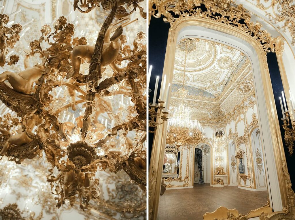 Grand ballroom Stadtpalais Liechtenstein royal wedding Vienna

