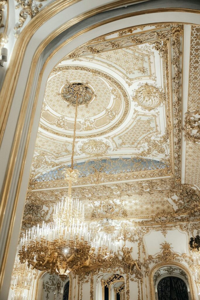 Private palace rooms destination wedding Stadtpalais Liechtenstein Vienna
