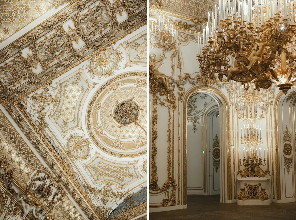 Private palace rooms destination wedding Stadtpalais Liechtenstein Vienna
